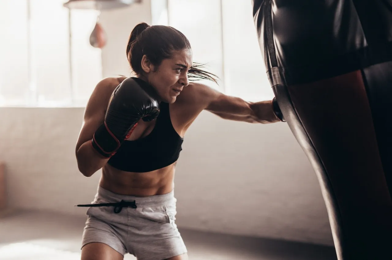 Boxing class at True North Jiu-Jitsu