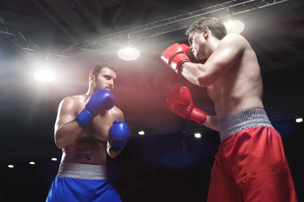Boxing mental focus training at True North Jiu-Jitsu