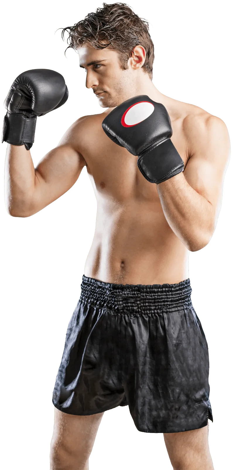Boxing student